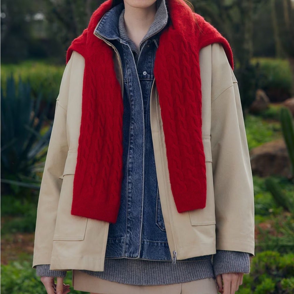 NWT H&M Oversized Canvas Jacket